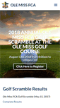 Mobile Screenshot of olemissfca.org